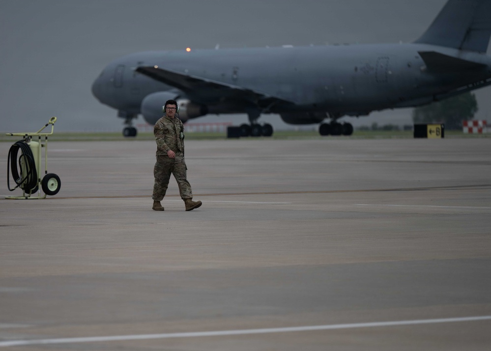 McConnell Completes Flightline Shuffle Ahead of Severe Weather