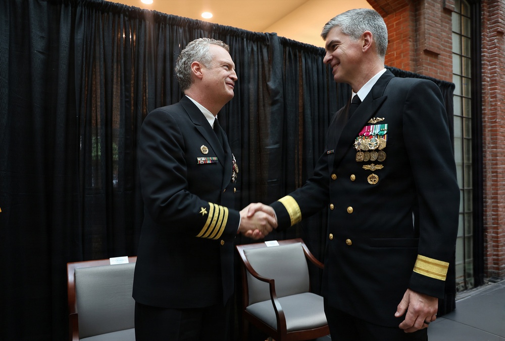 Capt. Ashley Wright Relieves Capt. Joseph Darcy as NSWC Philadelphia Commanding Officer