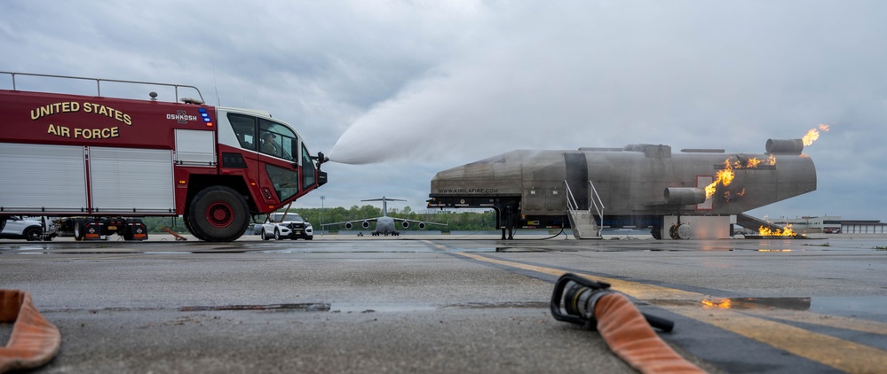 105th live-burn training