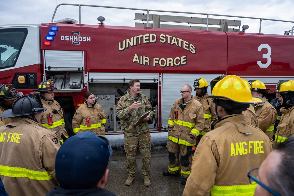 105th live-burn training