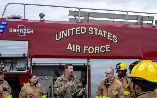 105th live-burn training