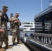 Command Sgt. Maj. Scott McKennon visits Army Reserves Boat Safety Course