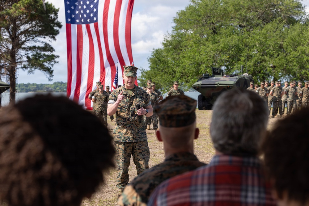 2nd Assault Amphibian Battalion Sergeant Major Relief and Appointment