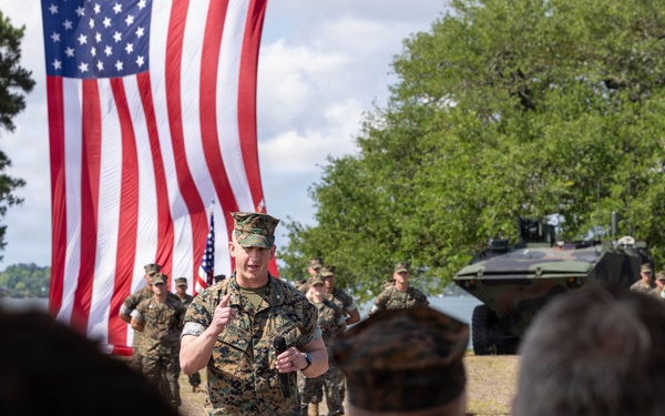 2nd Assault Amphibian Battalion Sergeant Major Relief and Appointment