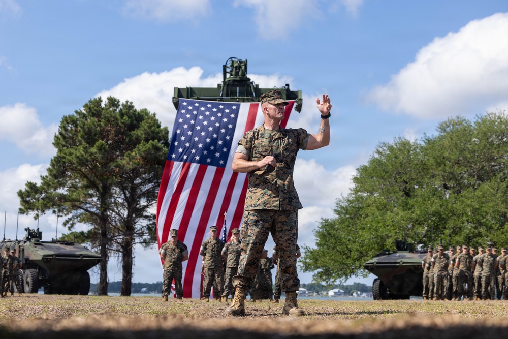 2nd Assault Amphibian Battalion Sergeant Major Relief and Appointment