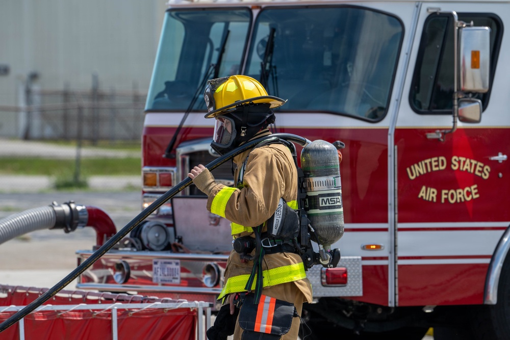 105th live-burn training