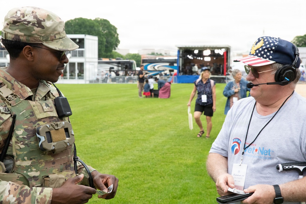 Mississippi National Guardsmen Assist Security for Rededicate 250