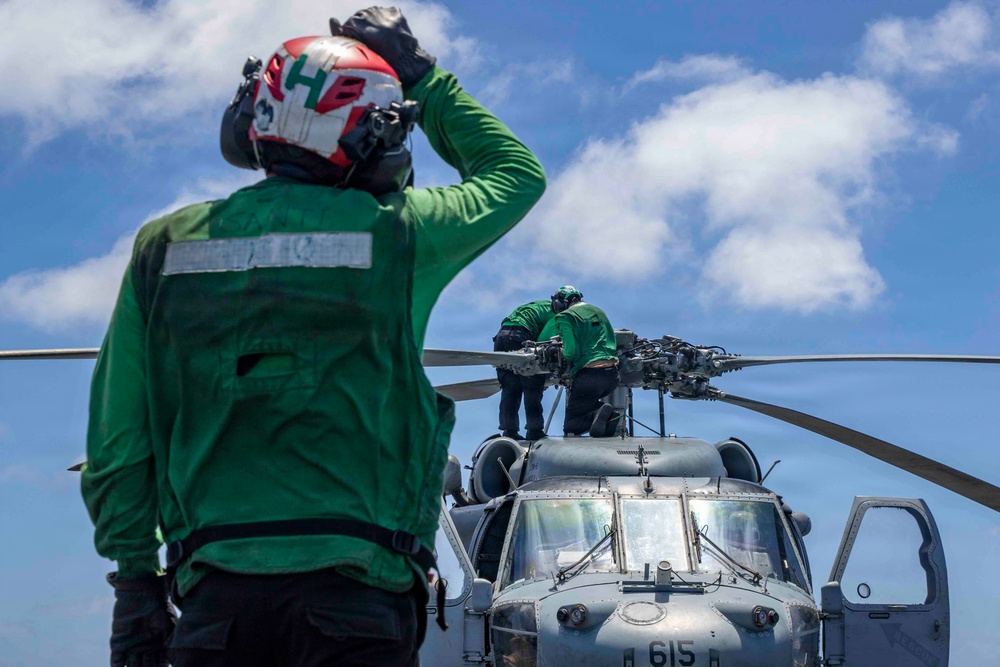 Abraham Lincoln Conducts Flight Deck Operations