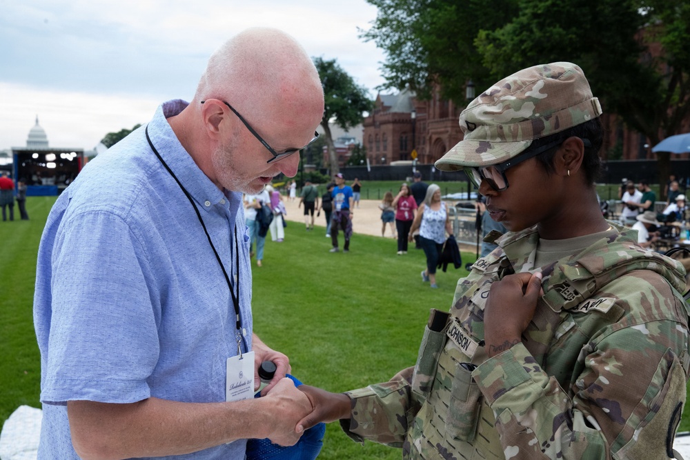 Mississippi National Guardsmen Assist Security for Rededicate 250