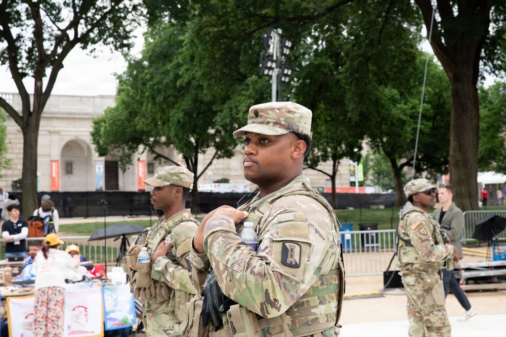 Mississippi National Guardsmen Assist Security for Rededicate 250