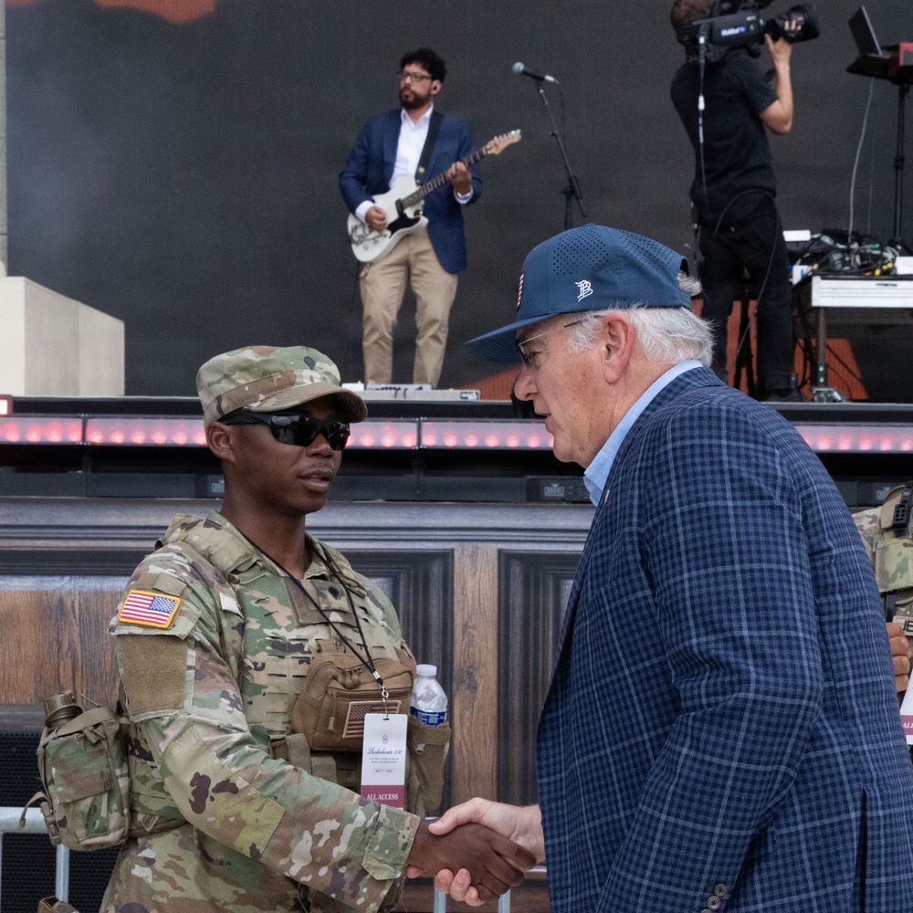 Mississippi National Guardsmen Assist Security for Rededicate 250