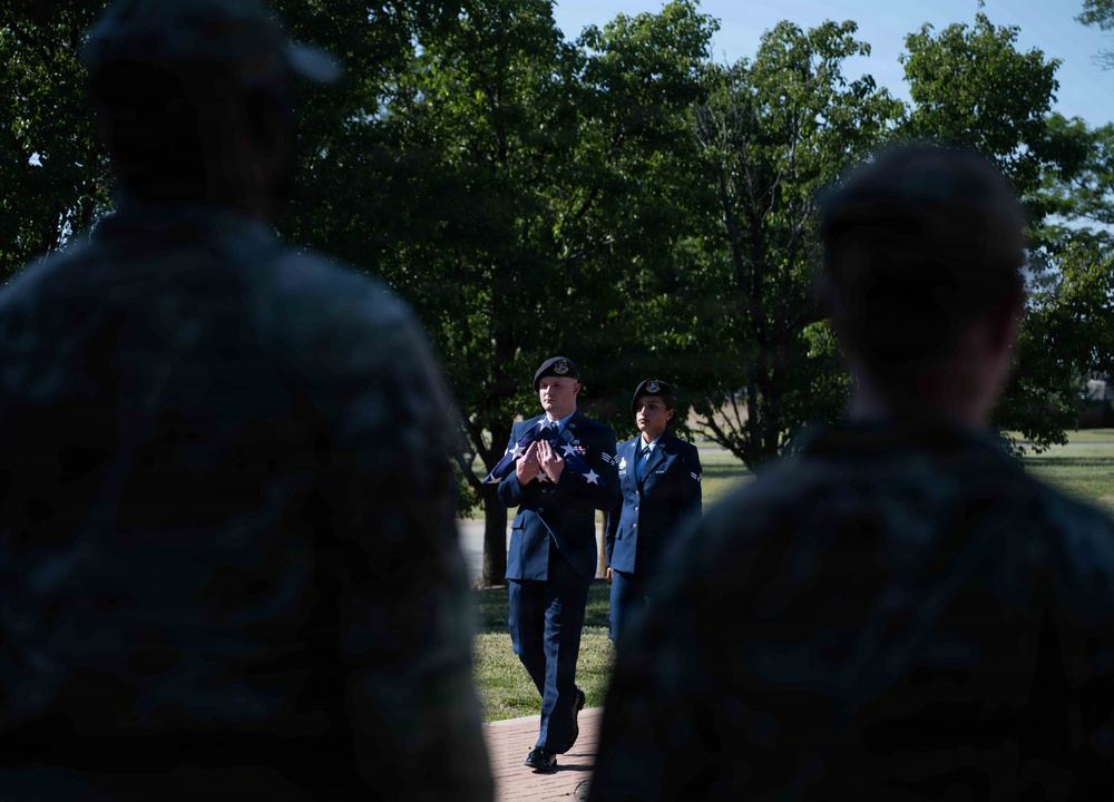 Remember The Fallen: 22nd ARW Police Week closing ceremony