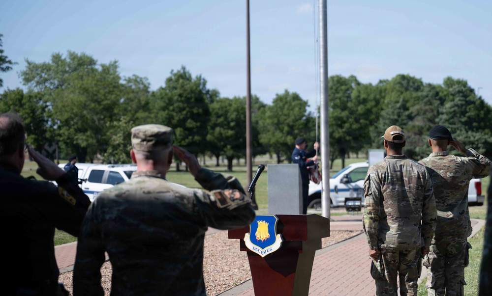 Remember The Fallen: 22nd ARW Police Week closing ceremony