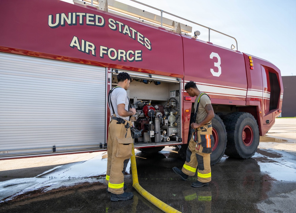 105th live-burn training