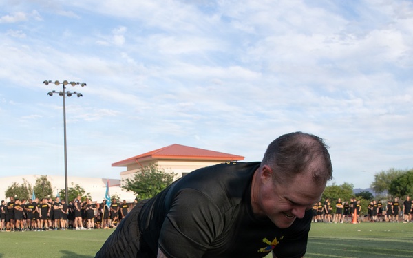 1st Armored Division Artillery face head to head in fitness competition