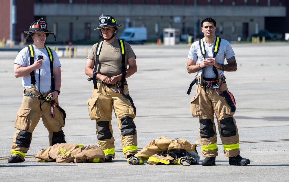 105th live-burn training