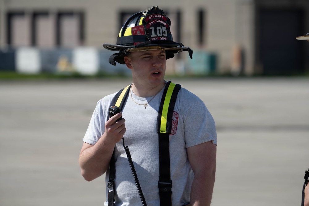 105th live-burn training