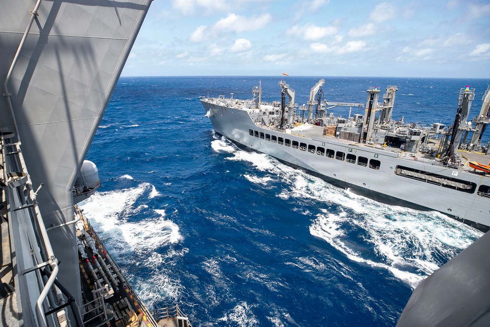 USS Tripoli Refueling-at-Sea