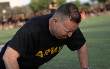 1st Armored Division Artillery face head to head in fitness competition