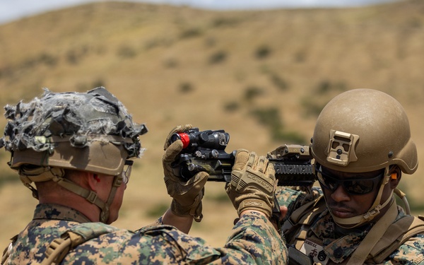 Marines with CLB 13 Conduct a Live-Fire Range