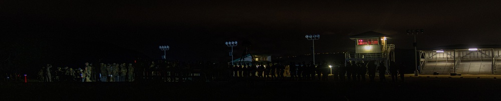India Company Conducts Nighttime Short Bay Live Firing