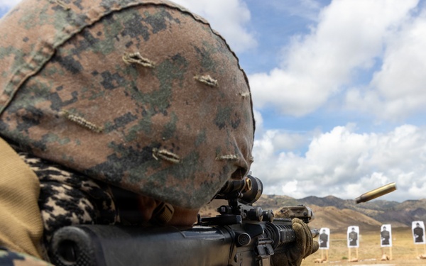 Marines with CLB 13 Conduct a Live-Fire Range