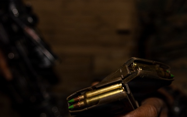 India Company Conducts Nighttime Short Bay Live Firing