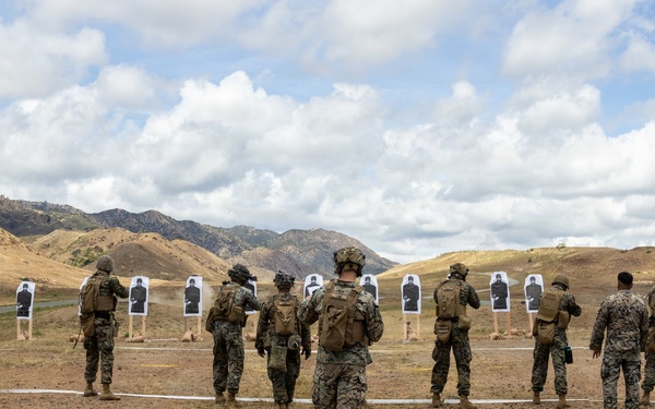 Marines with CLB 13 Conduct a Live-Fire Range