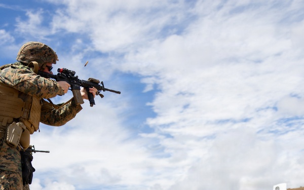 Marines with CLB 13 Conduct a Live-Fire Range