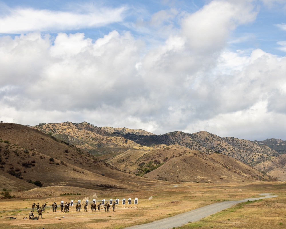 Marines with CLB 13 Conduct a Live-Fire Range