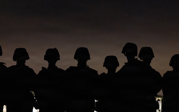 India Company Conducts Nighttime Short Bay Live Firing