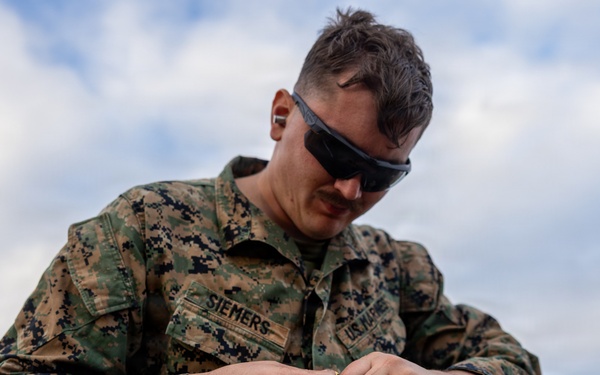 Marines with CLB 13 Conduct a Live-Fire Range