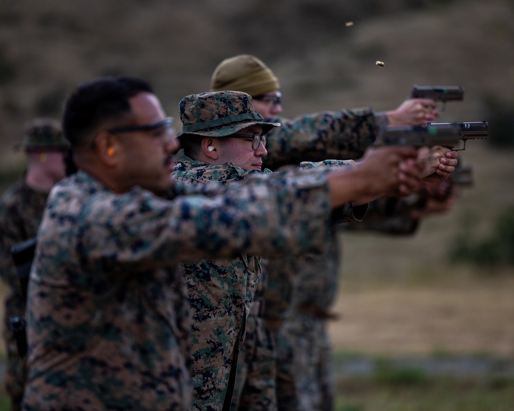Marines with CLB 13 Conduct a Live-Fire Range