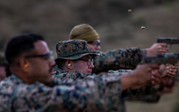 Marines with CLB 13 Conduct a Live-Fire Range