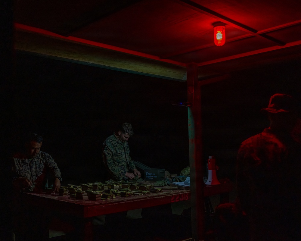 Marines with CLB 13 Conduct a Live-Fire Range