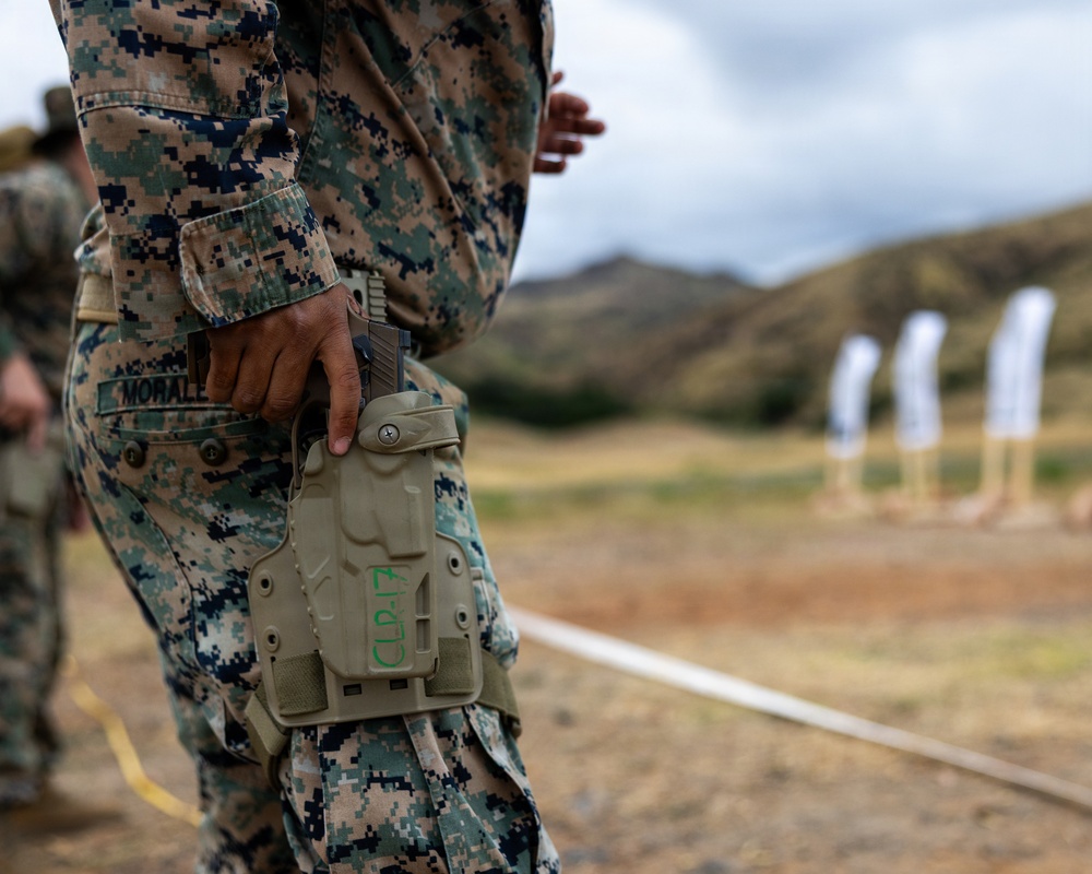 Marines with CLB 13 Conduct a Live-Fire Range