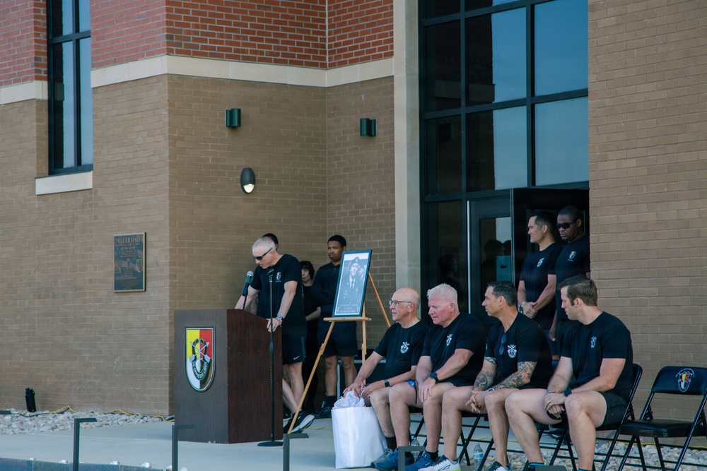 3rd Special Forces Group (Airborne) Soldiers honor Staff Sgt. Robert J. Miller during annual memorial 5K