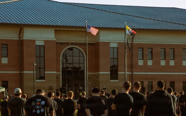3rd Special Forces Group (Airborne) Soldiers honor Staff Sgt. Robert J. Miller during annual memorial 5K