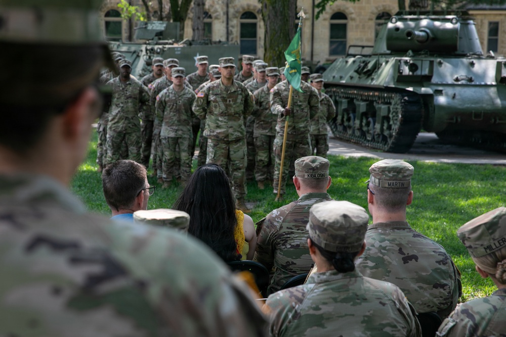 977th Military Police Company Change of Command on Fort Riley, Kan., May 18, 2026