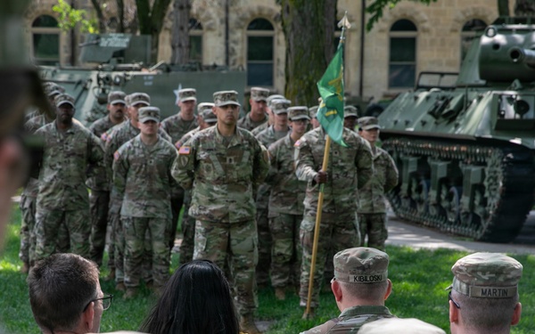 977th Military Police Company Change of Command on Fort Riley, Kan., May 18, 2026