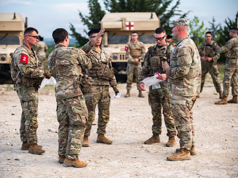 1ID Soldiers compete in the 2026 Division level Best Squad Competition