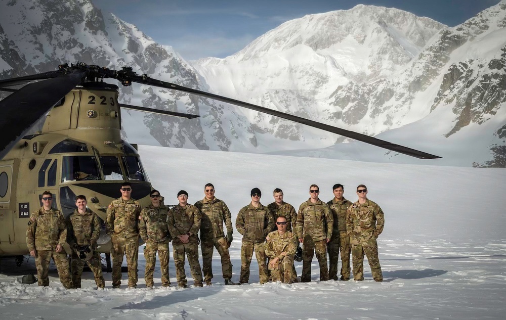 Arctic Aviation Command Soldiers Support Denali National Park Service Base Camp Establishment