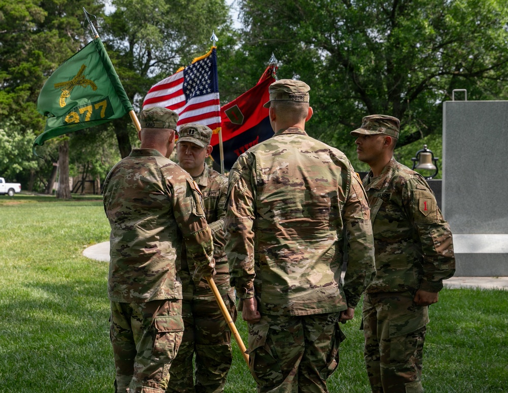 977th Military Police Company Change of Command Ceremony on Fort Riley, Kan., May 18, 2026