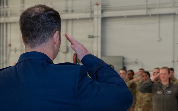 354th OSS Change of Command