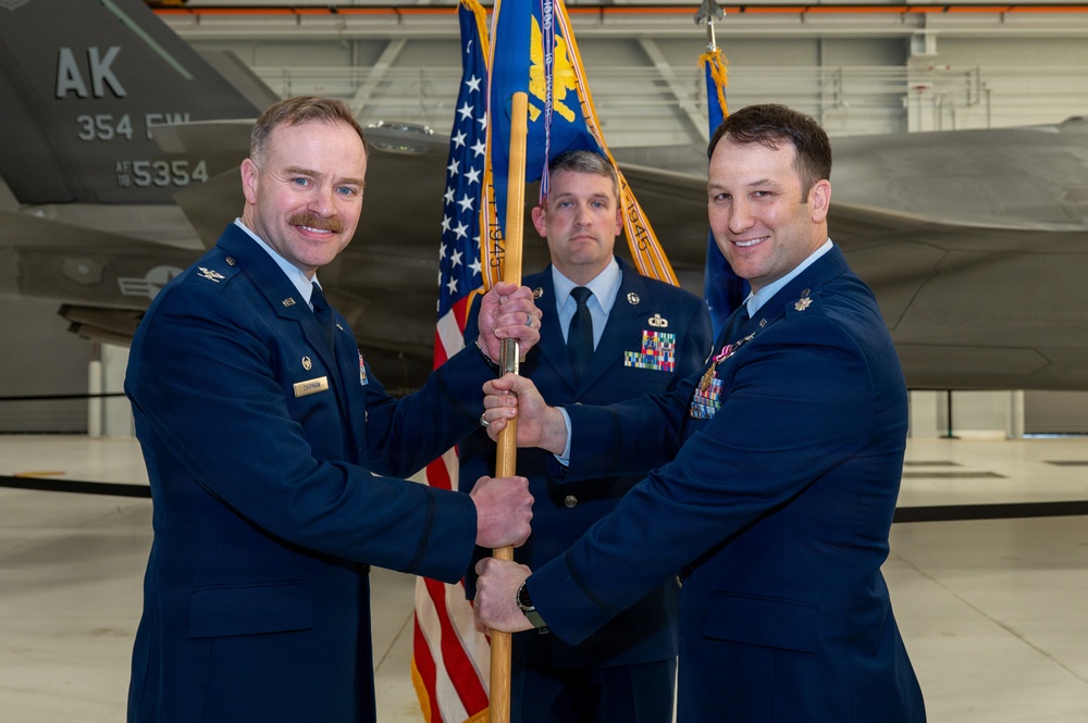 354th OSS Change of Command