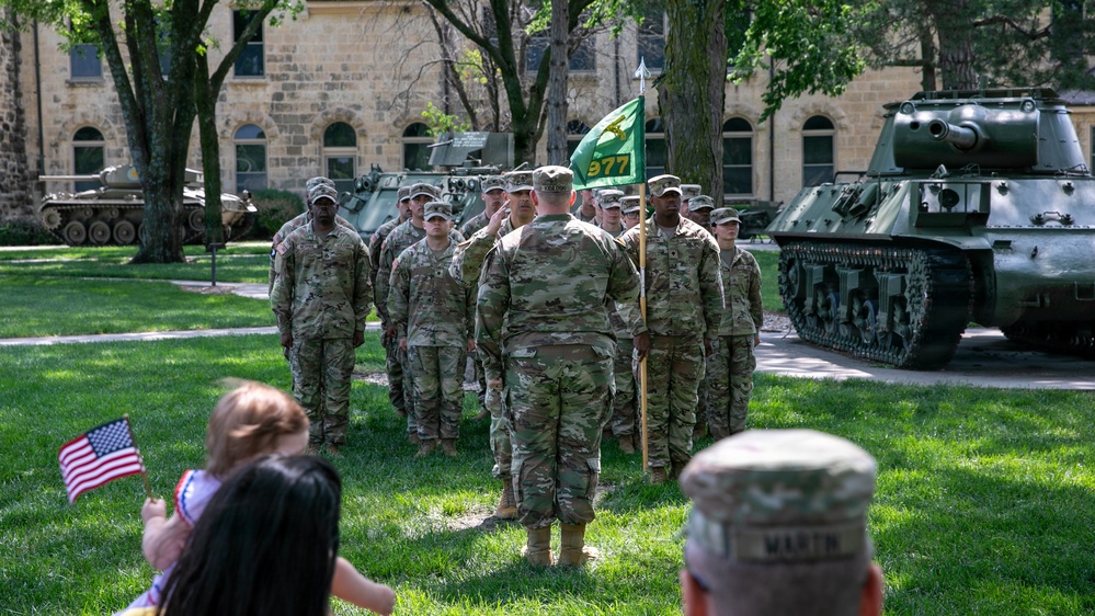 977th Military Police Company Change of Command on Fort Riley, Kan., May 18, 2026