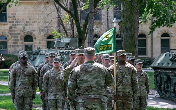 977th Military Police Company Change of Command on Fort Riley, Kan., May 18, 2026