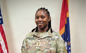 184th Expeditionary Sustainment Command, MSARNG, Promotion Ceremony of CW3 LaShondra McKnight