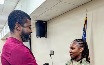 184th Expeditionary Sustainment Command, MSARNG, Promotion Ceremony of CW3 LaShondra McKnight