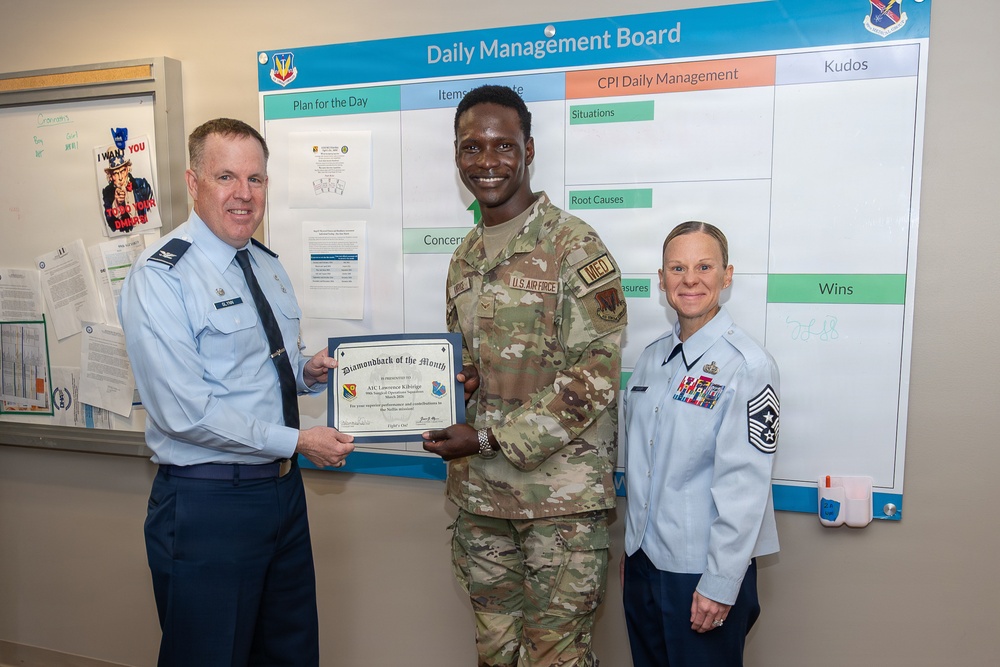 Diamondback and Team of the Month Awards
